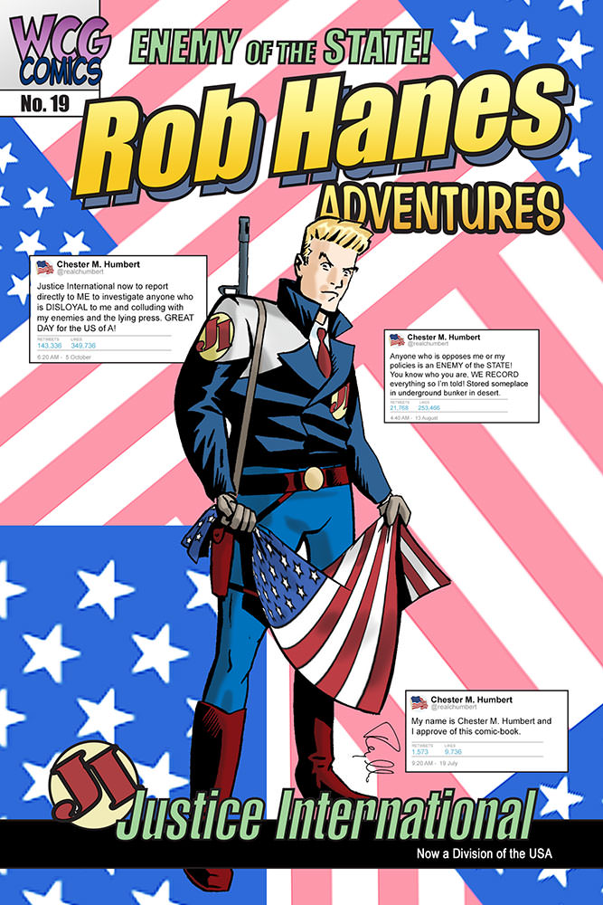 Cover to Rob Hanes Adventures #19